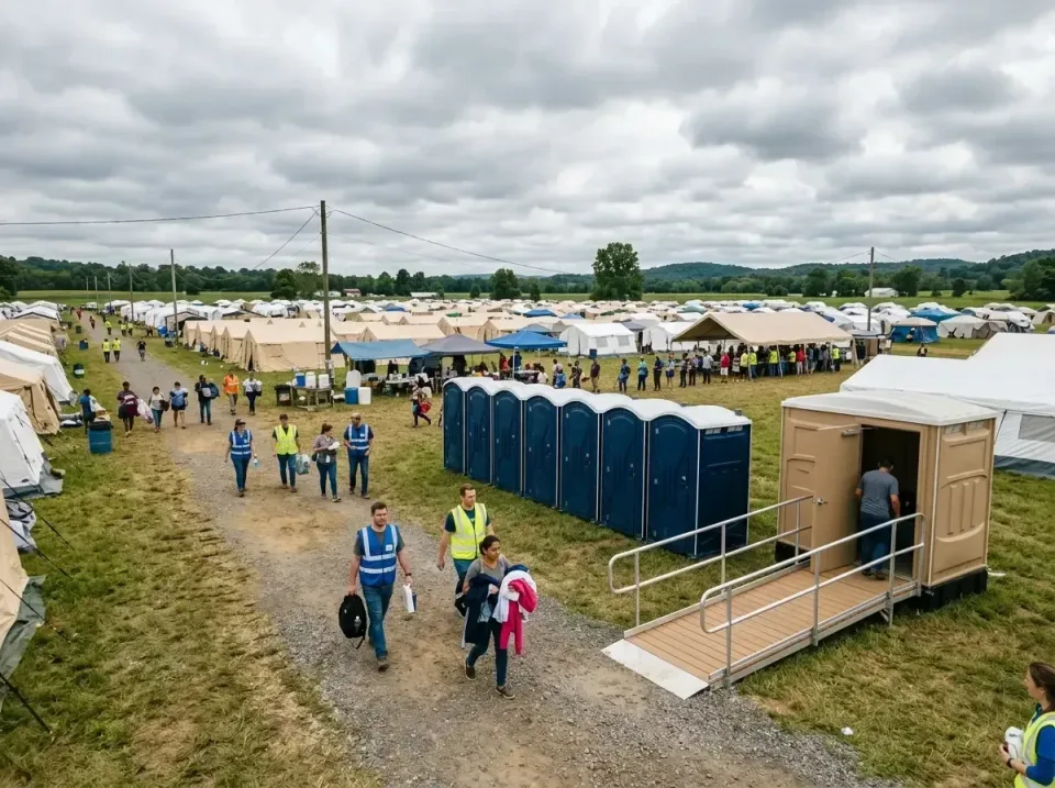 disaster-relief-camp-restrooms-010 — frequently asked questions, Dumpster & Portable Bathrooms Rental in Bloomfield, IN